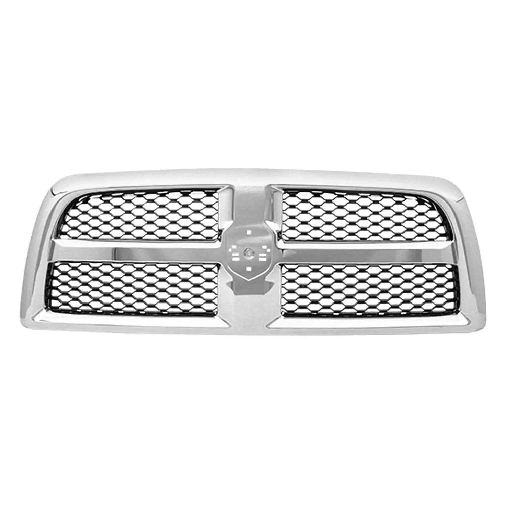Front Grille — Chrome Frame With Black Hex Insert | Designed For Ram Models | Oem Replacement 1