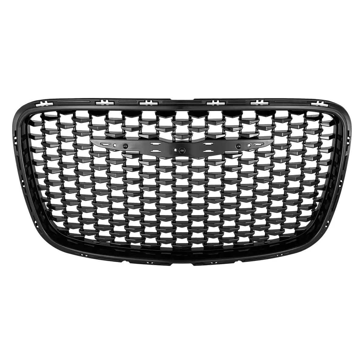 Front Grille — Gloss Black Mesh With Chrome Trim | Fits 300S & Limited Models | Oem Replacement 1
