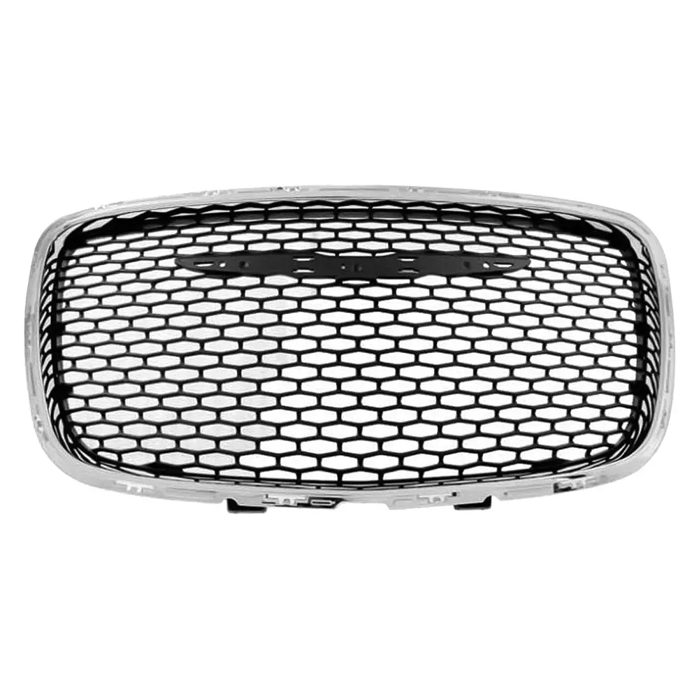 Front Grille — Black Mesh Style With Chrome Accents | Fits Touring/S & Limited Models | Oem Grille 1