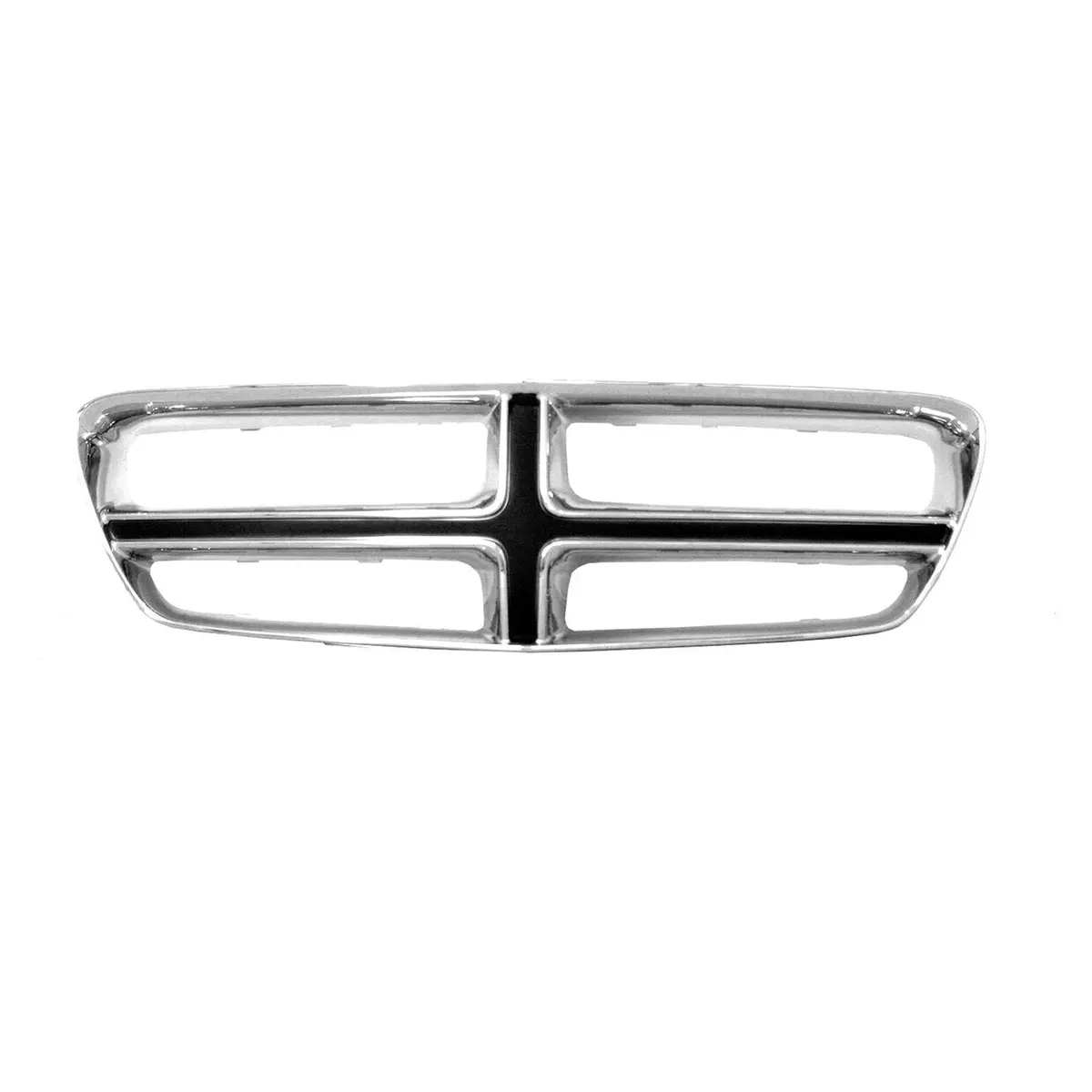 Grille Shell — Chrome/Black | Plastic Construction | Oem Replacement Shell 1