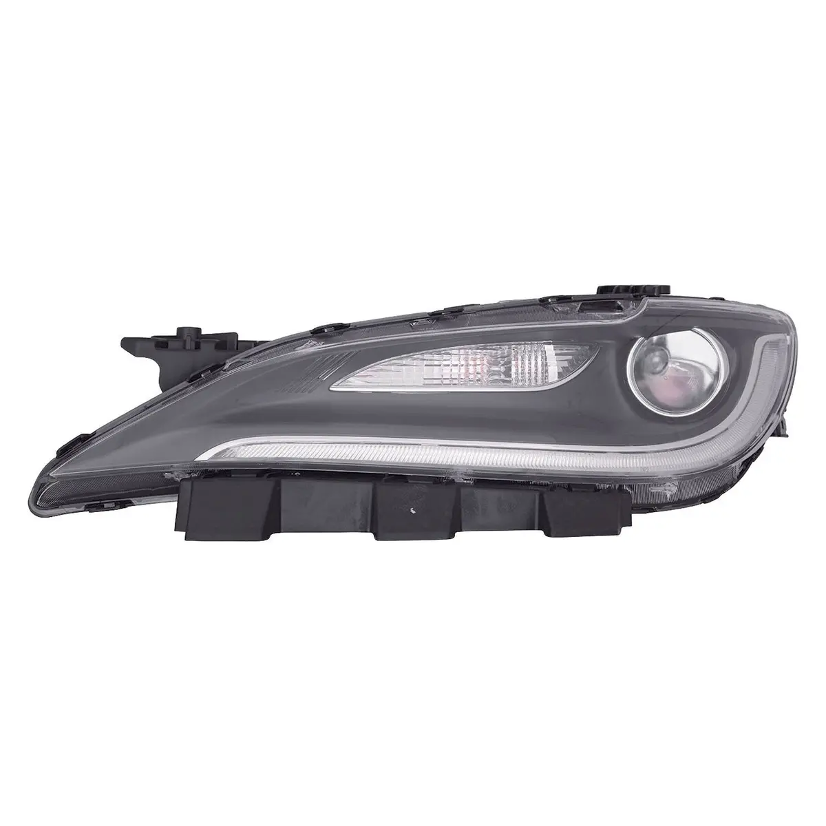 Driver Side Halogen Headlight Assembly With Projector Black Bezel | Performance Oem Style Headlamp 1