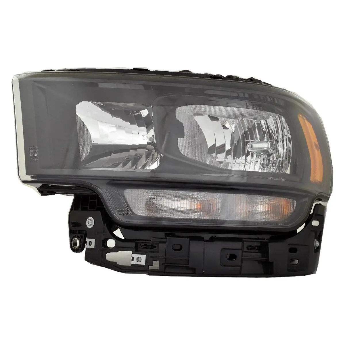 Driver Side Halogen Headlight Assembly Black Bezel Without Logo | Direct Fit Oem Replacement 1