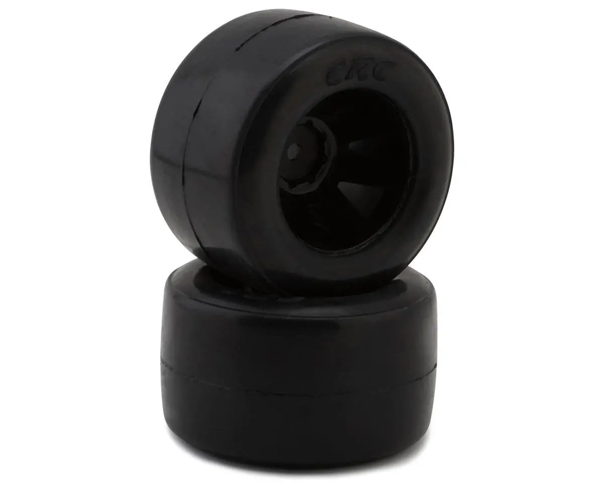 Crc Rt1 F1 1/10 Rear Pre-Mounted Rubber F1 Tire (2) 23201 1