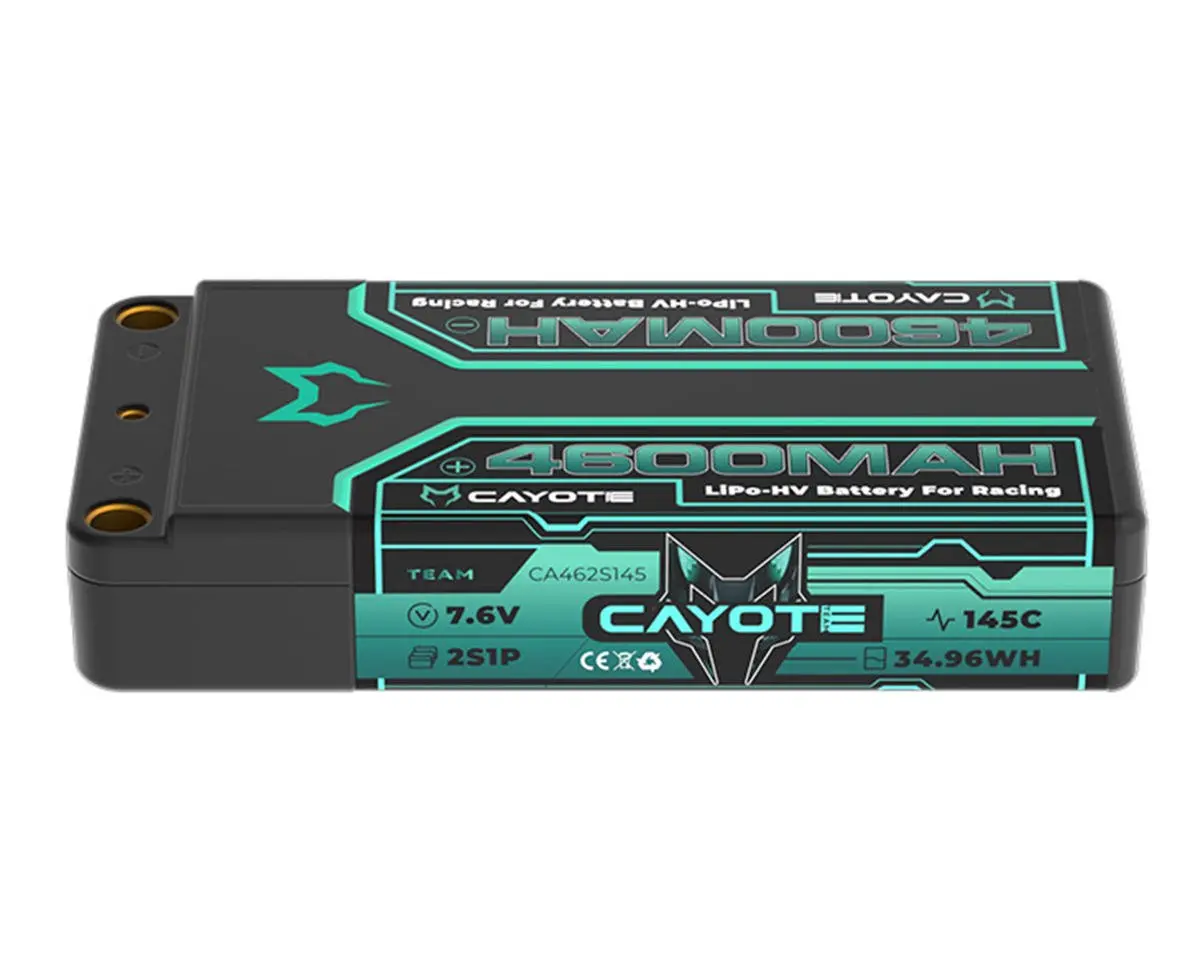 Cayote 2S 145C Lcg Shorty Lihv Battery (7.6V/4600Mah) Cye462s145 1