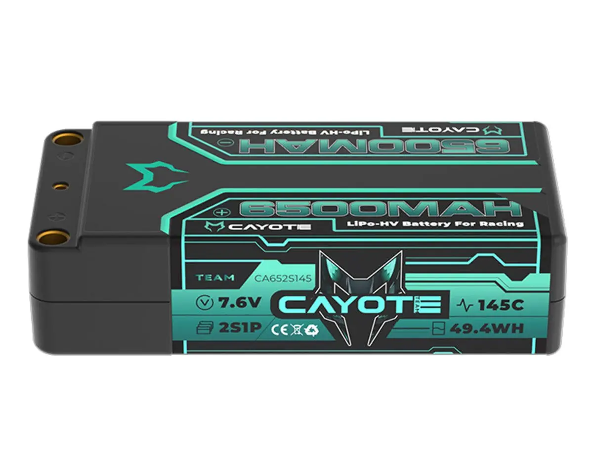 Cayote 2S 145C Lcg Shorty Lihv Battery (7.6V/6500Mah) Cye652s145 1