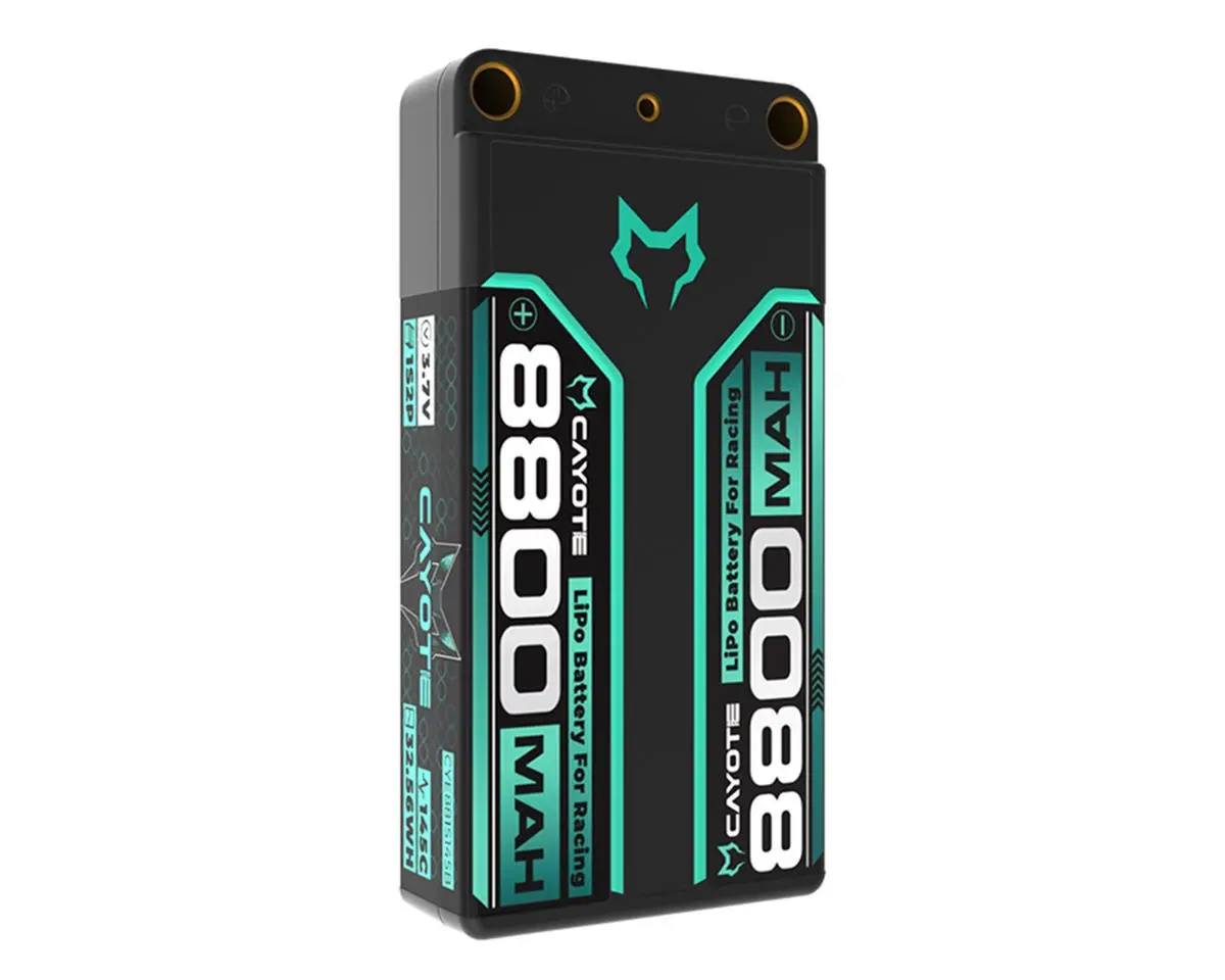 Cayote 1/12 1S 145C Racing Lipo Battery (3.7V/8800Mah) W/5Mm Bullets Cye881s145b Cye881s145b 1