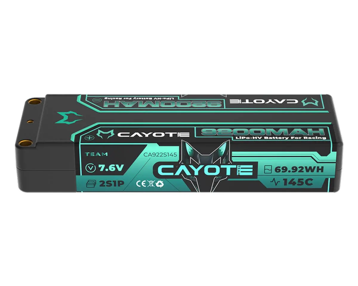 Cayote 2S 145C Lcg Stick Lihv Battery (7.6V/9200Mah) Cye922s145 1