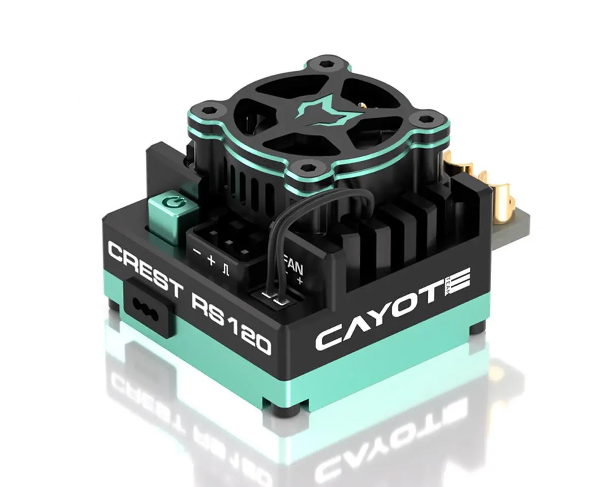 Cayote Crest Rs120 1/10 Stock 120A Sensored Brushless Competition Esc Cyea11002 1