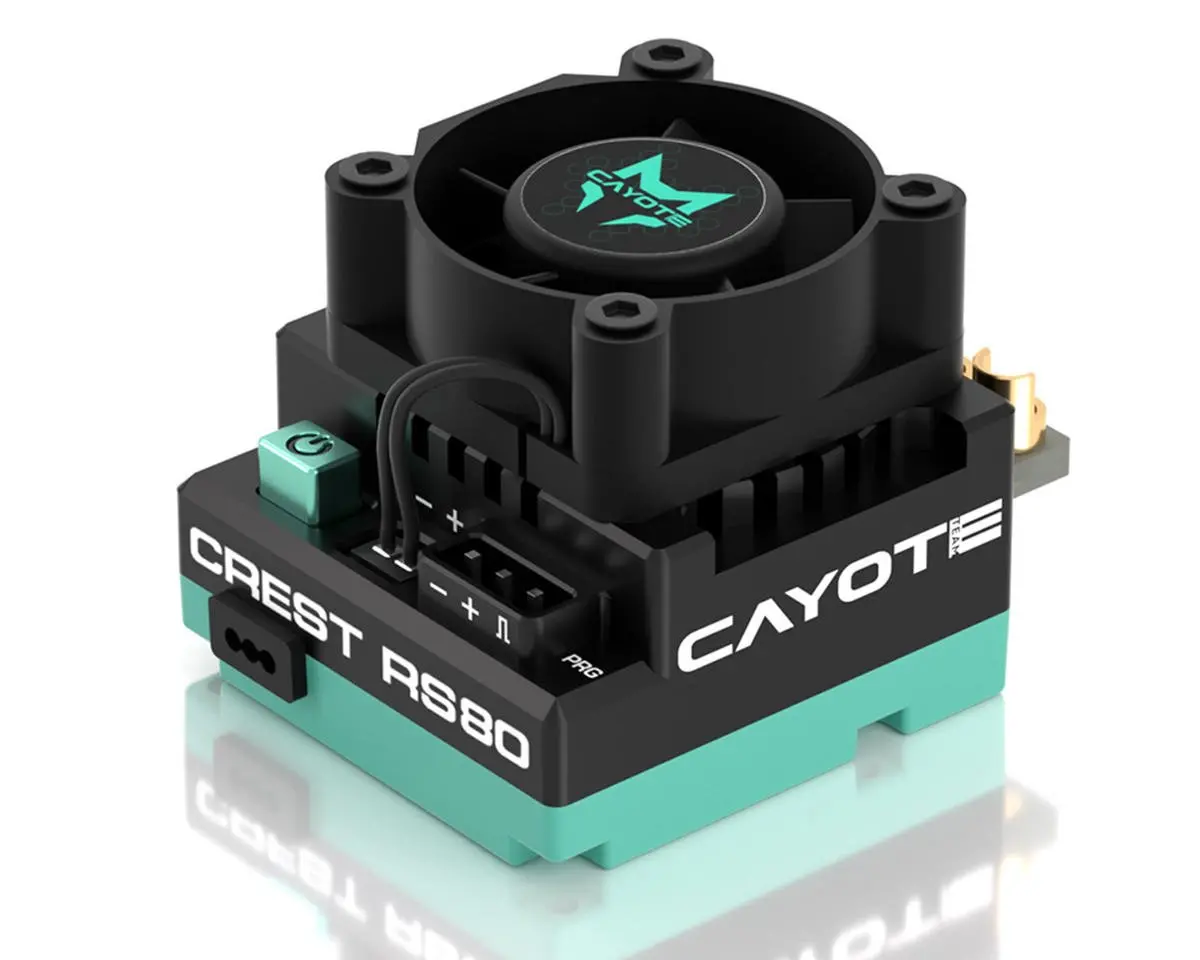 Cayote Crest Rs80 1/10 Stock 80A Sensored Brushless Competition Esc Cyea11003 1