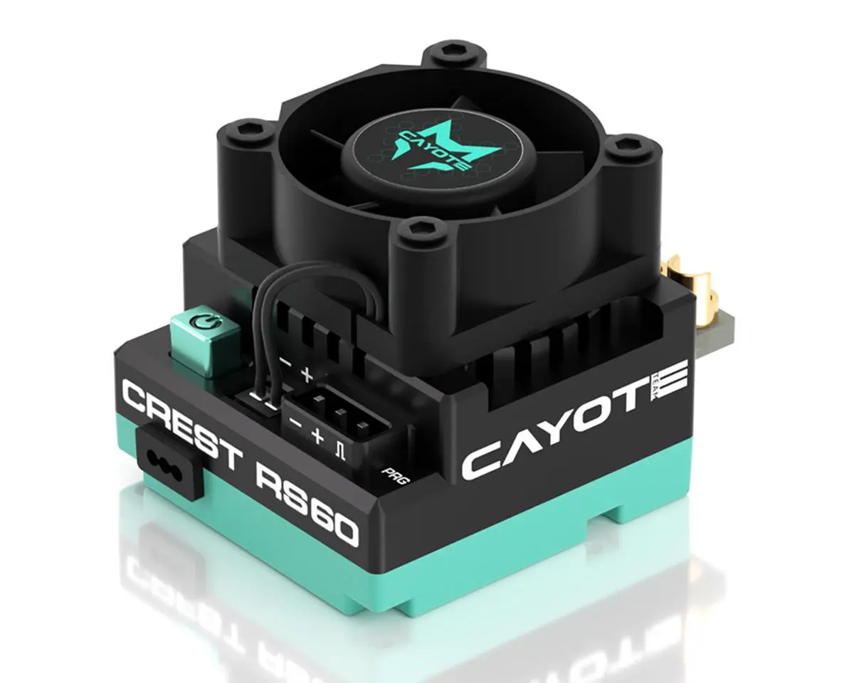 Cayote Crest Rs60 1/10 Stock 60A Sensored Brushless Competition Esc Cyea11004 1
