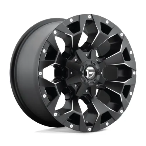 Fuel 1Pc D546 Assault Matt Black Milled 17X9 4X4 1