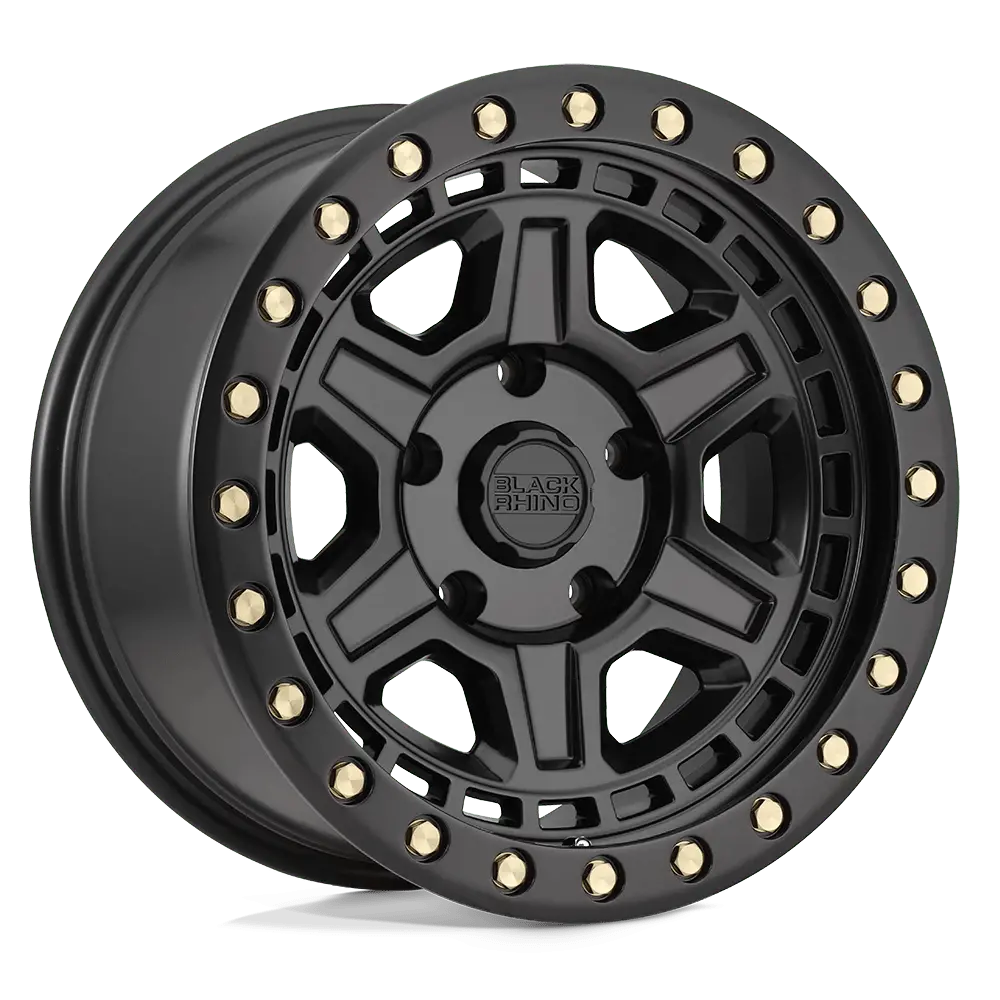 Black Rhino Reno Matt Black Brass Bolts 18*9.5  4*4 1