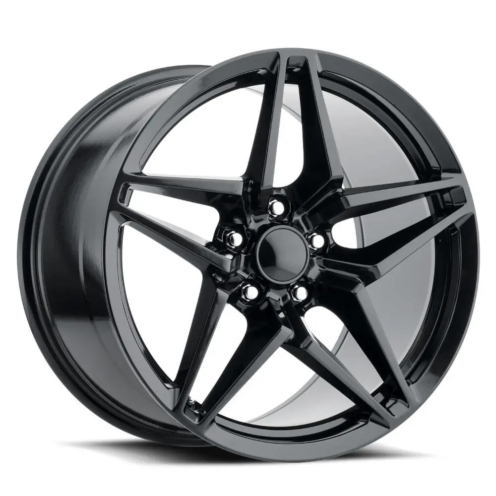 19X12 Carbon Black C7 Zr1 Style Wheels For Corvette (Fr29, 5X120.65Mm, +59 Offset) 1
