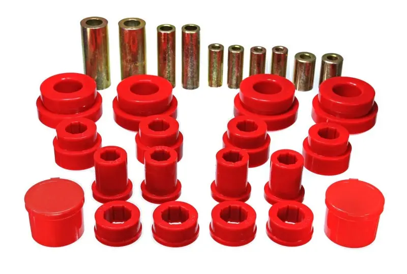 Energy Suspension Red Front Control Arm Bushing Kit For Nissan 350Z (2002–2009) And Infiniti G35 (2003–2007) 1