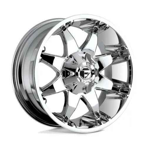 Fuel 1Pc D508 Octane Chrome Plated 20X12 4X4 1