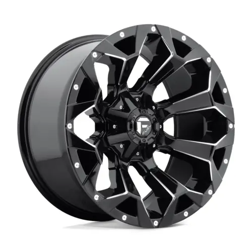 Fuel 1Pc D576 Assault Gloss Black Milled 20X9 4X4 1