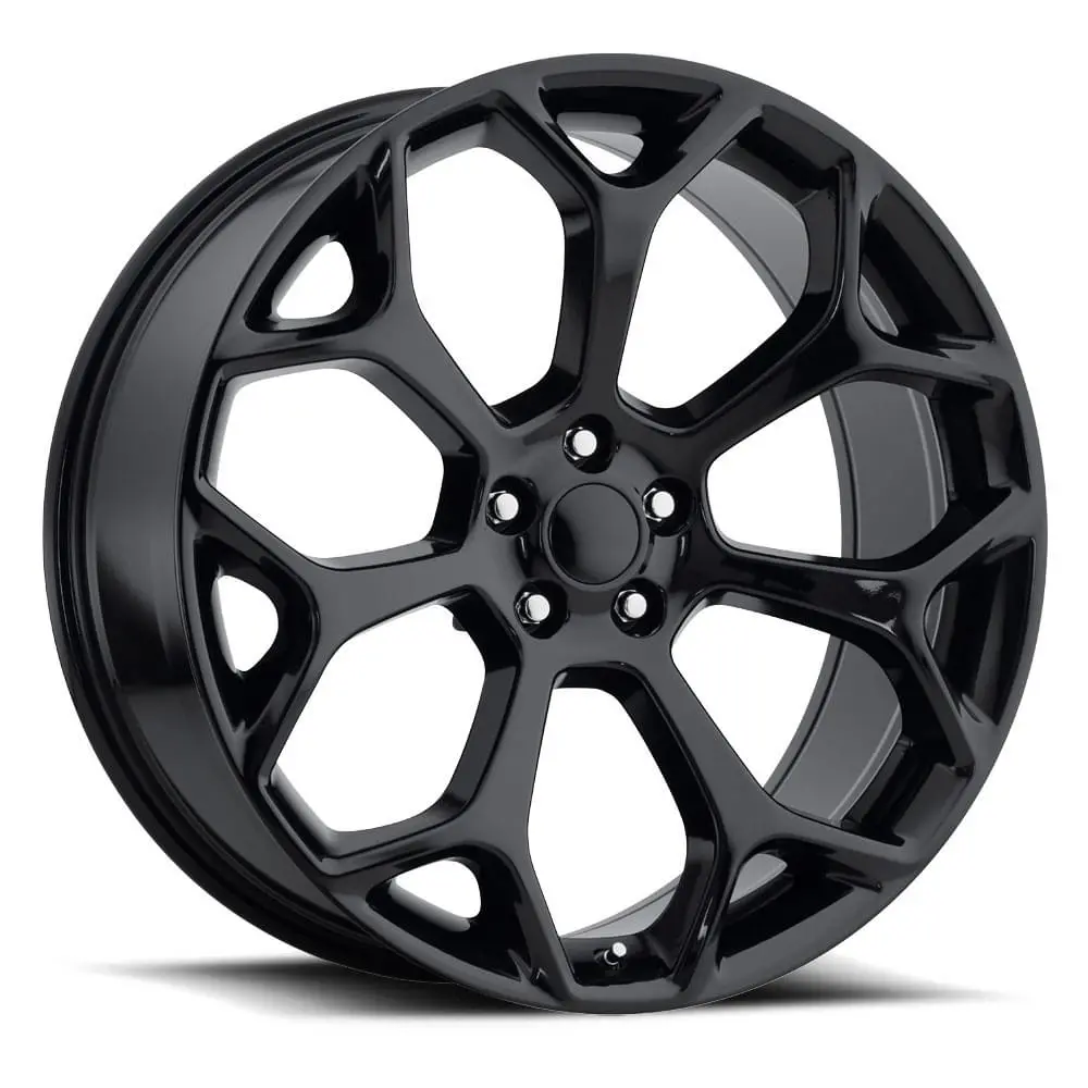 20x9 Gloss Black Chrysler 300-Inspired Alloy Wheels – 5x115 Bolt Pattern, +18mm Offset