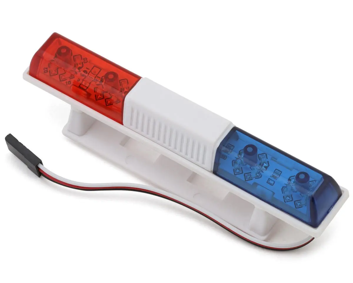 Hobby Details 1/10 Square Police Led Light Flasher Bar (6-8.4V) (98Mm) (7 Modes) Dtt-Dtlr05015 1