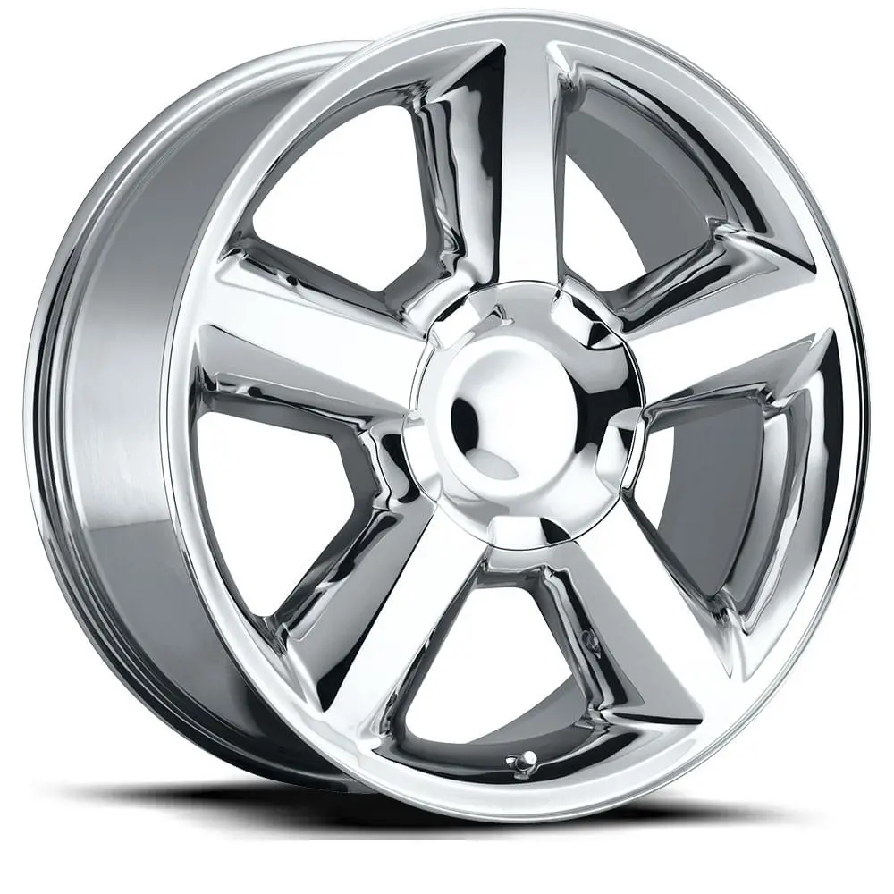 20X8.5 Chrome Tahoe Style Wheels (Fr31, 6X139.7, +30 Offset) 1