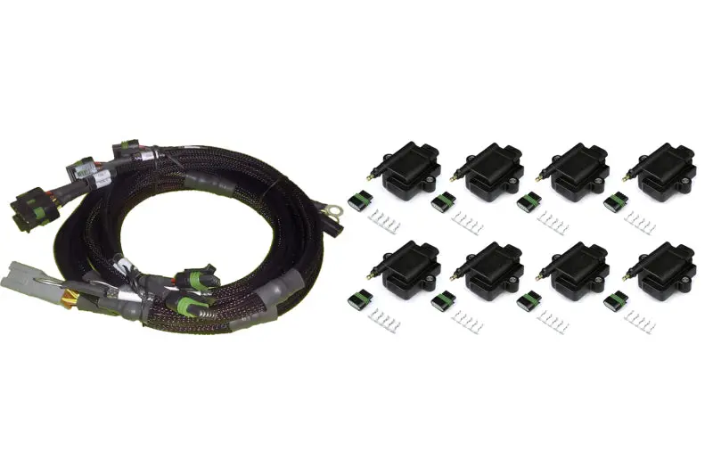 Haltech 8-Channel High-Output Ignition Coil Kit For Ford Big & Small Block V8 Engines – Ign-1A 1