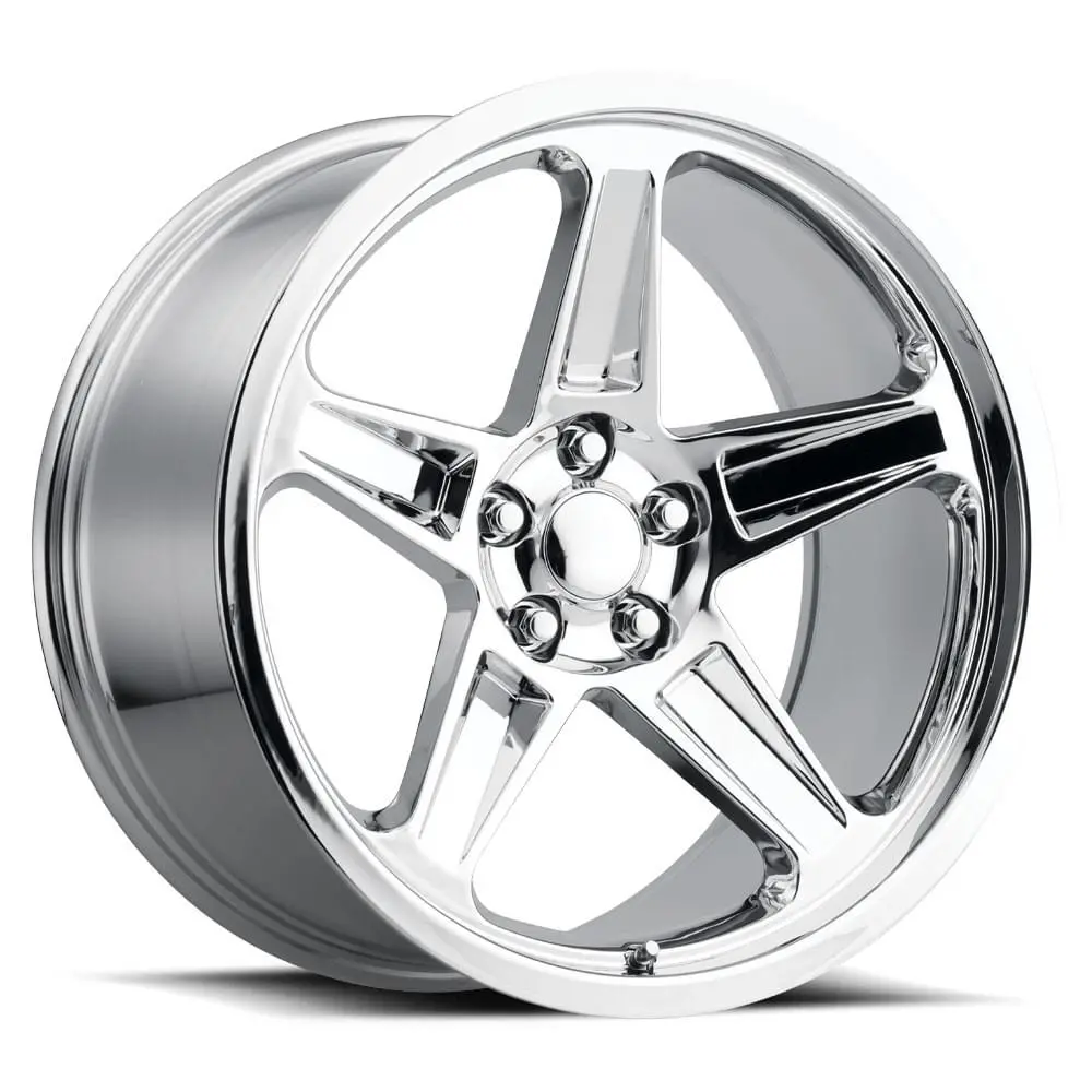 20x9.5-Inch Chrome Demon-Inspired SRT Wheels – 5x115 Bolt Pattern, +12mm Offset