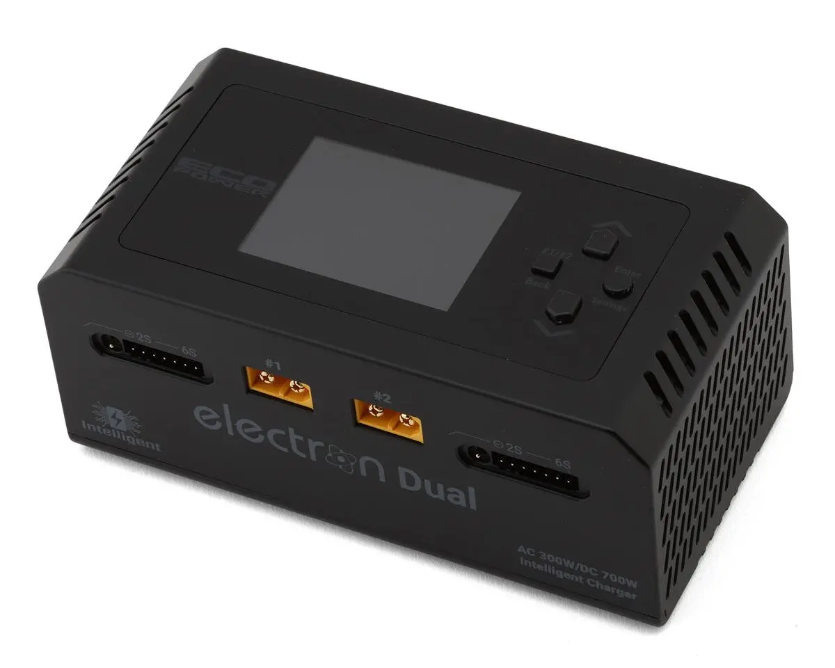 Ecopower "Electron Dual" Intelligent Lipo/Lihv/Life Ac/Dc Charger (6S/16A) (Ac-300W) (Dc-350W X2) Ecp-1016 1