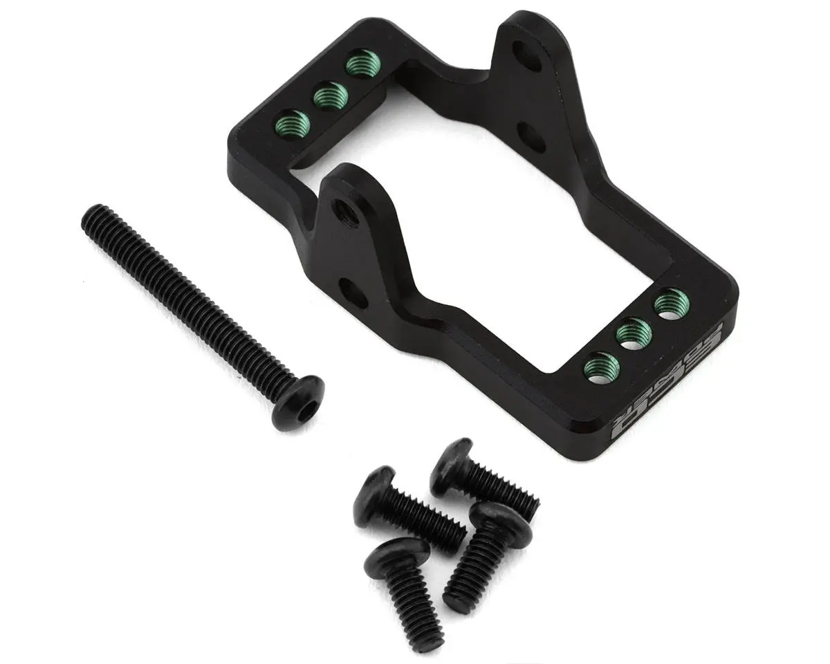 Ecopower Cnc-Machined Aluminum Servo Mount Compatible With Traxxas™ Trx-4M (Black & Green) Ecp3072 1