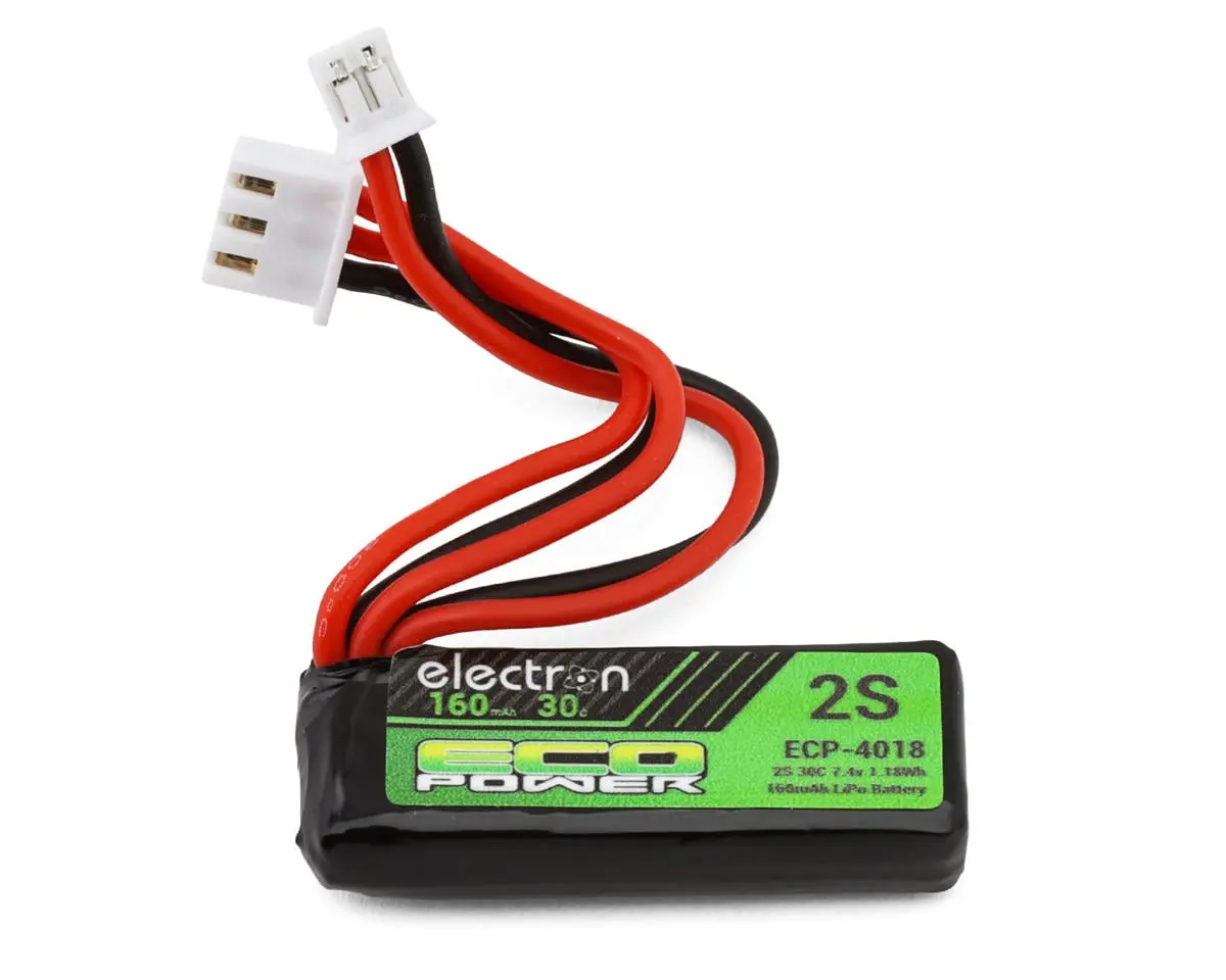 Ecopower "Electron" 2S 30C Lipo Battery Pack (7.4V/160Mah) (Axial® Scx30™) Ecp-4018 1