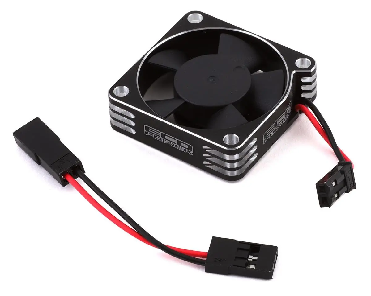 Ecopower Aluminum 35Mm High Speed Hv Cooling Fan (Silver/Black) 1