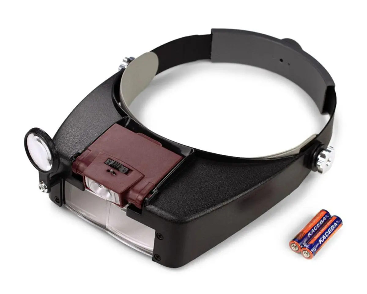 Enkay Adjustable Led Lighted Magnifying Visor 2968 1