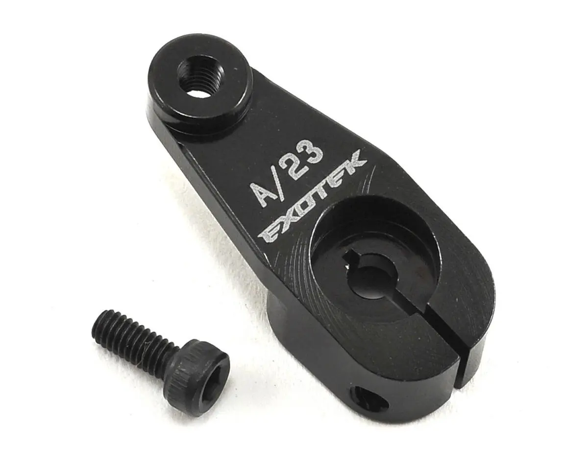 Exotek Aluminum Ae Hd Servo Horn (Black) (23T) 1554Blk 1