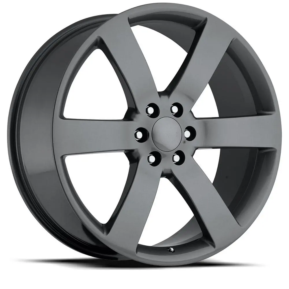 22X9 Comp Gray Trailblazer Ss Style Wheels (Fr32, 6X139.7, +22 Offset) 1