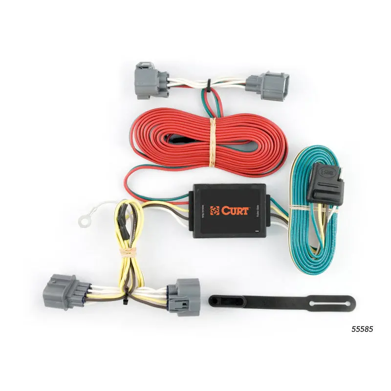 Curt Custom 4-Way Flat Wiring Harness For 2006–2014 Honda Ridgeline 1