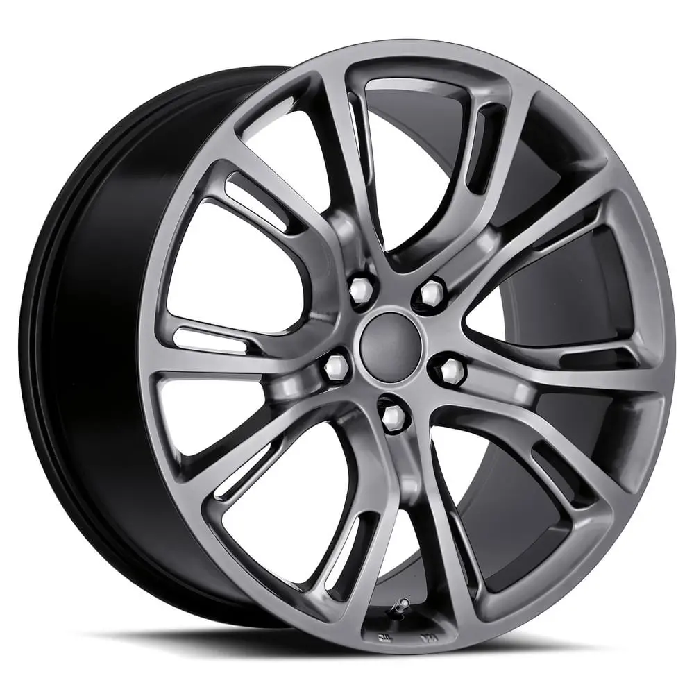 20X10 Hyper Black Jeep Spyder Monkey Style Wheels (Fr88, 5X127, +50 Offset) 1