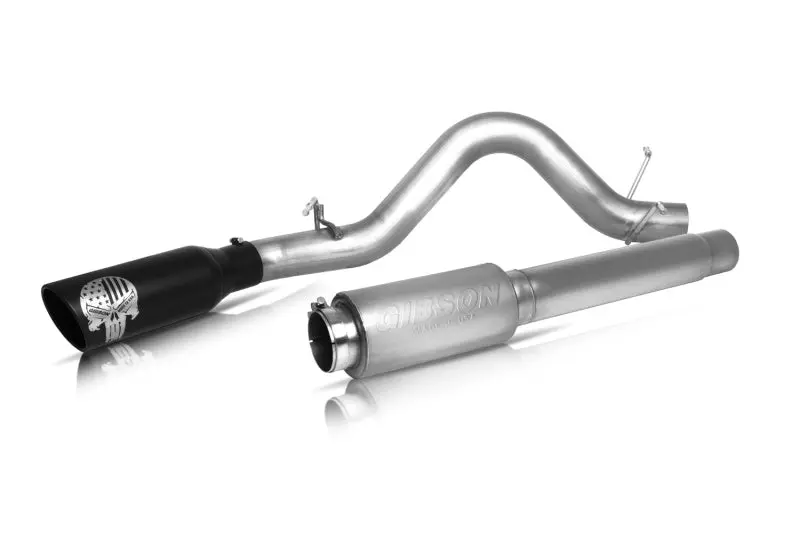 Gibson Patriot Skull Series Cat-Back Exhaust – 2011–2014 Ford F-150 Xlt 3.7L, 4″ Stainless 1