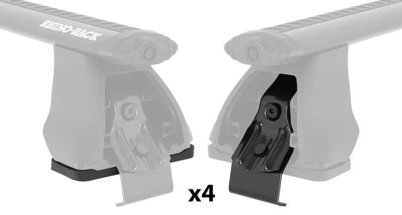 Rhino-Rack 2500 Fitting Kit – Includes 4 Mounting Pads And 4 Clamps 1