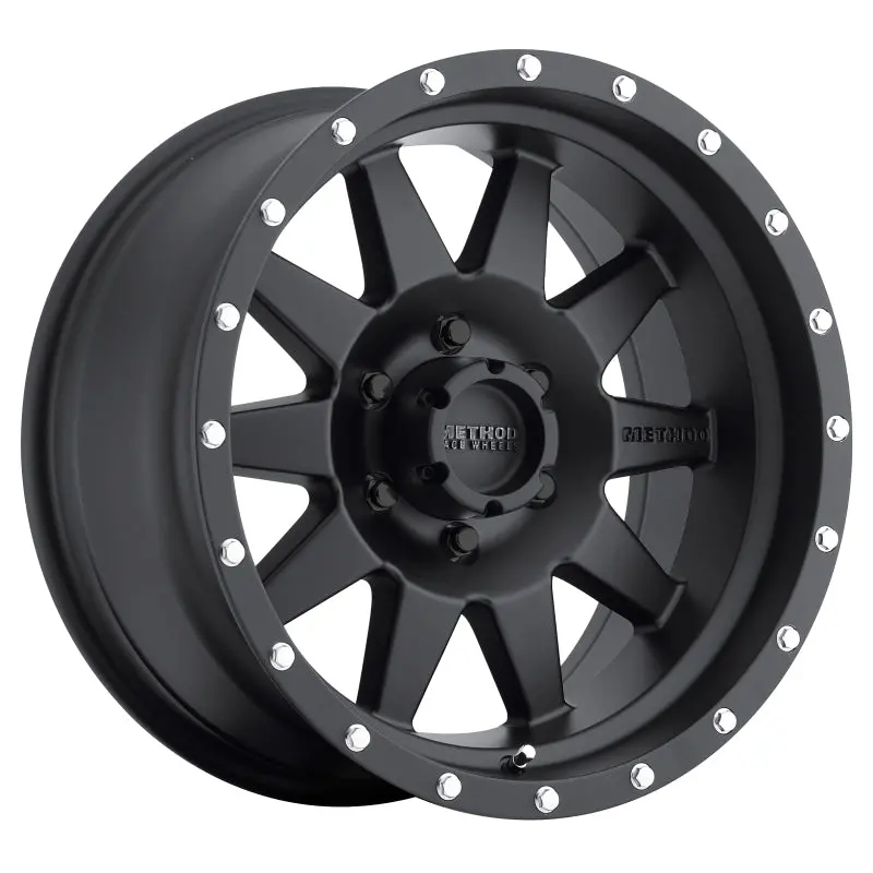 Method Mr301 The Standard Matte Black Wheel – 18X9, +18Mm Offset, 6X139.7, 108Mm Cb 1