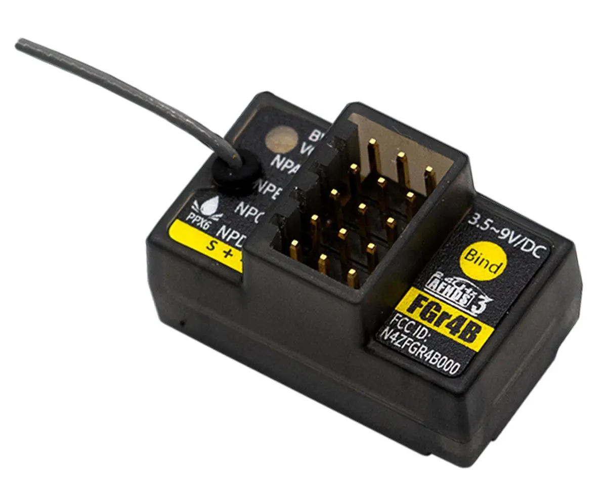 Flysky Fgr4b 2.4Ghz 4-Channel Afhds3 Receiver Fgr4b 1