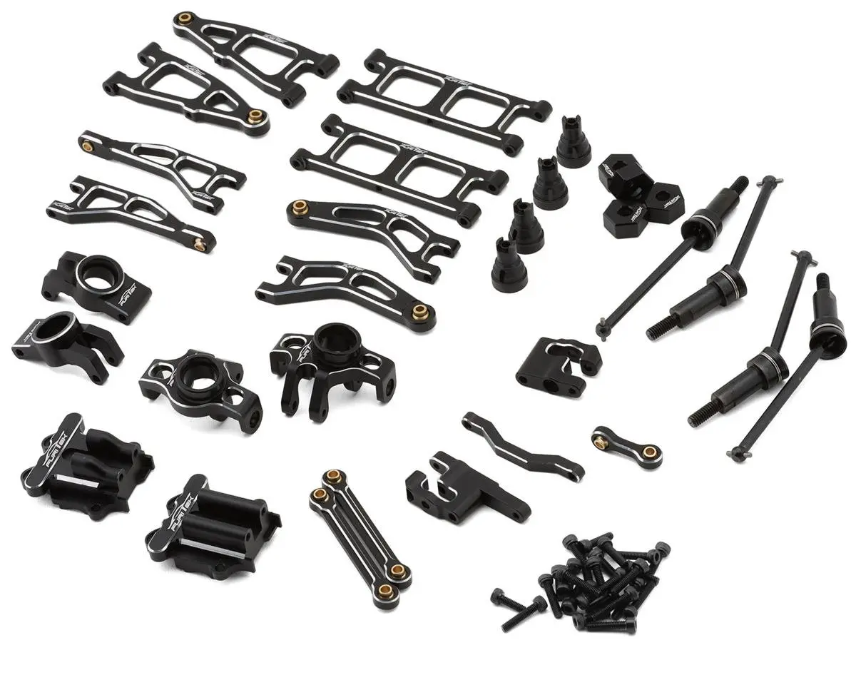 Furitek Arrma™ Granite/Typhon Grom Ultimate Aluminum Upgrade Combo (Black) Fur-2624 1