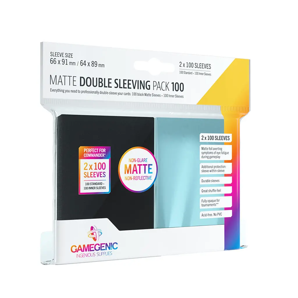 Matte Double Sleeving Pack 100Ct. 1