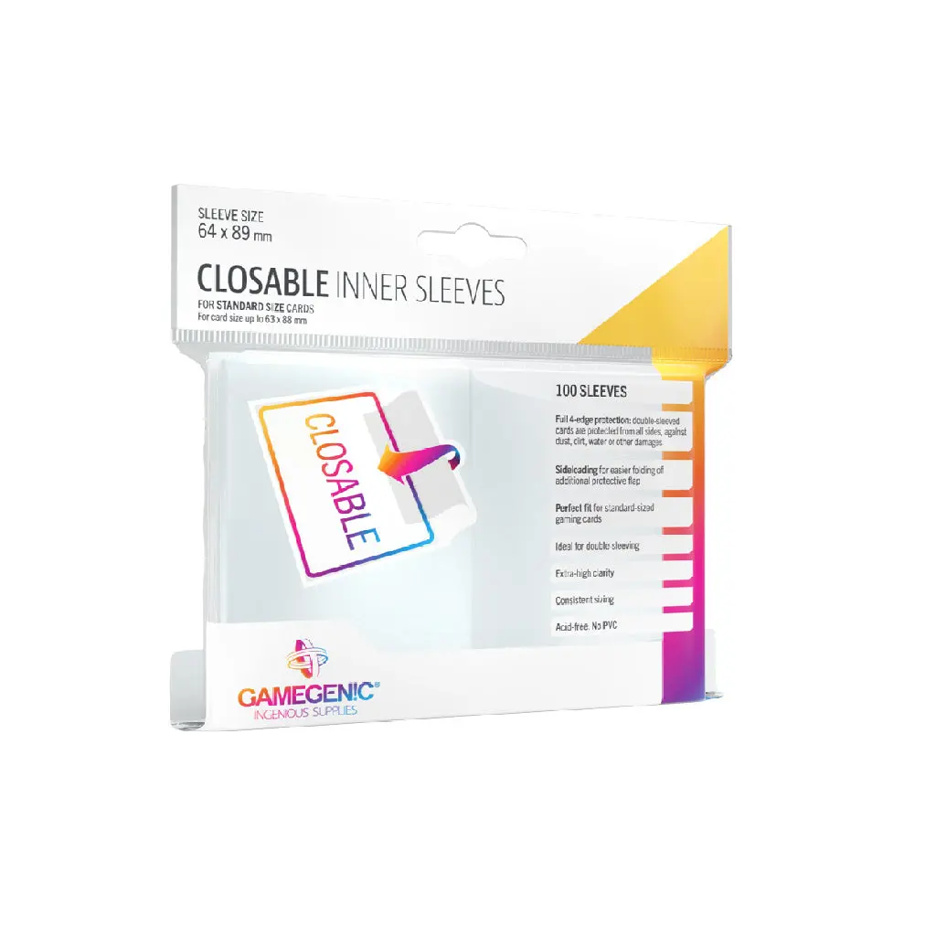 Closeable Inner Sleeves (100Ct) 1
