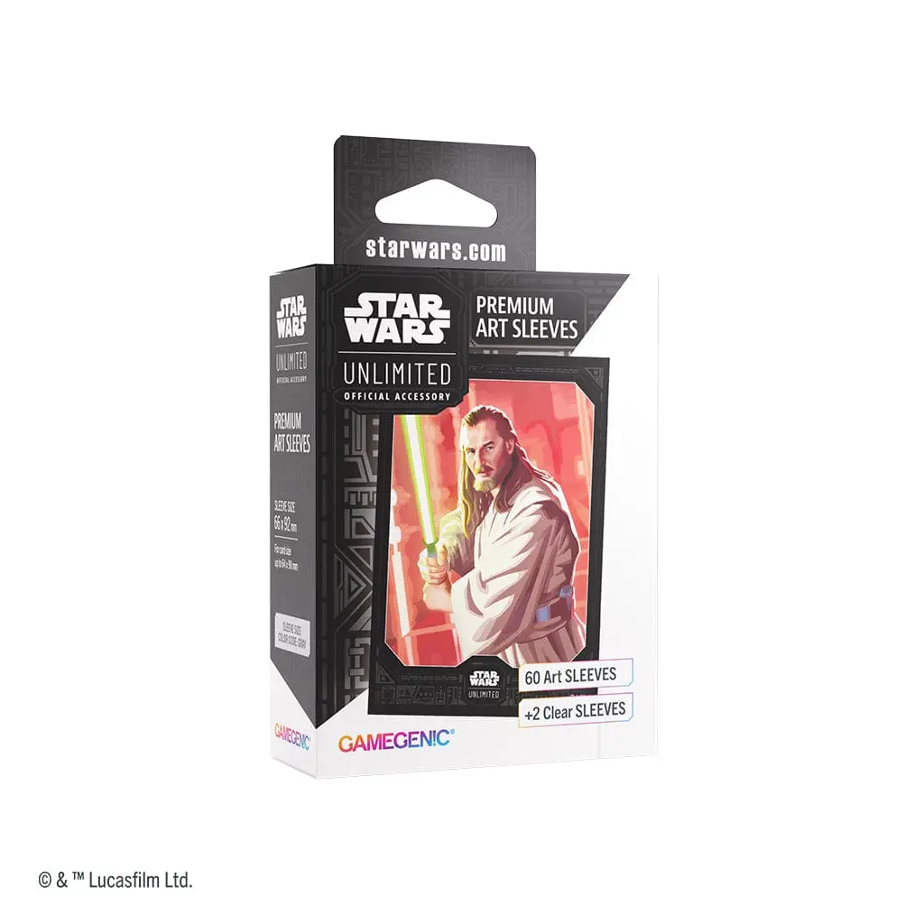 Star Wars: Unlimited Premium Art Sleeves - Qui-Gon Jinn 1