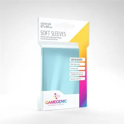 Gamegenic Soft Sleeves (100Ct) 1