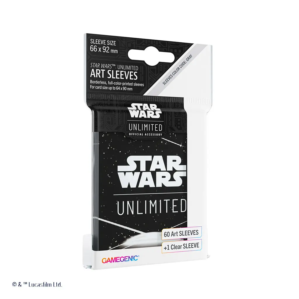 Star Wars Unlimited Art Sleeves Card Back White 1