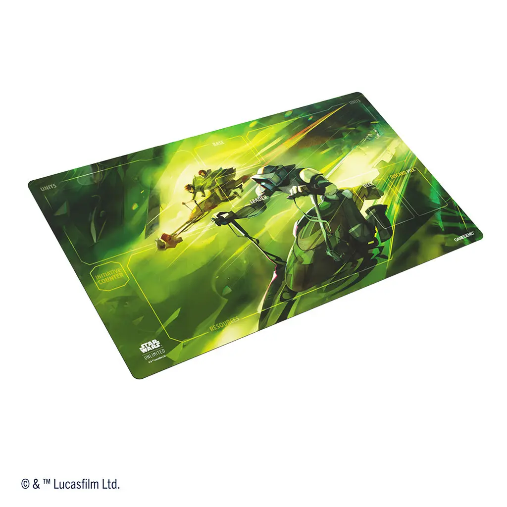 Star Wars Unlimited Game Mat Speeder Bike Chase 1