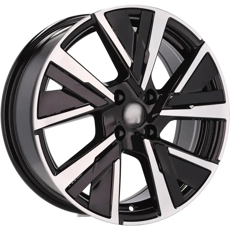 Replica For Citroen Peugeot 5715 Black Polish 16*6.5 1