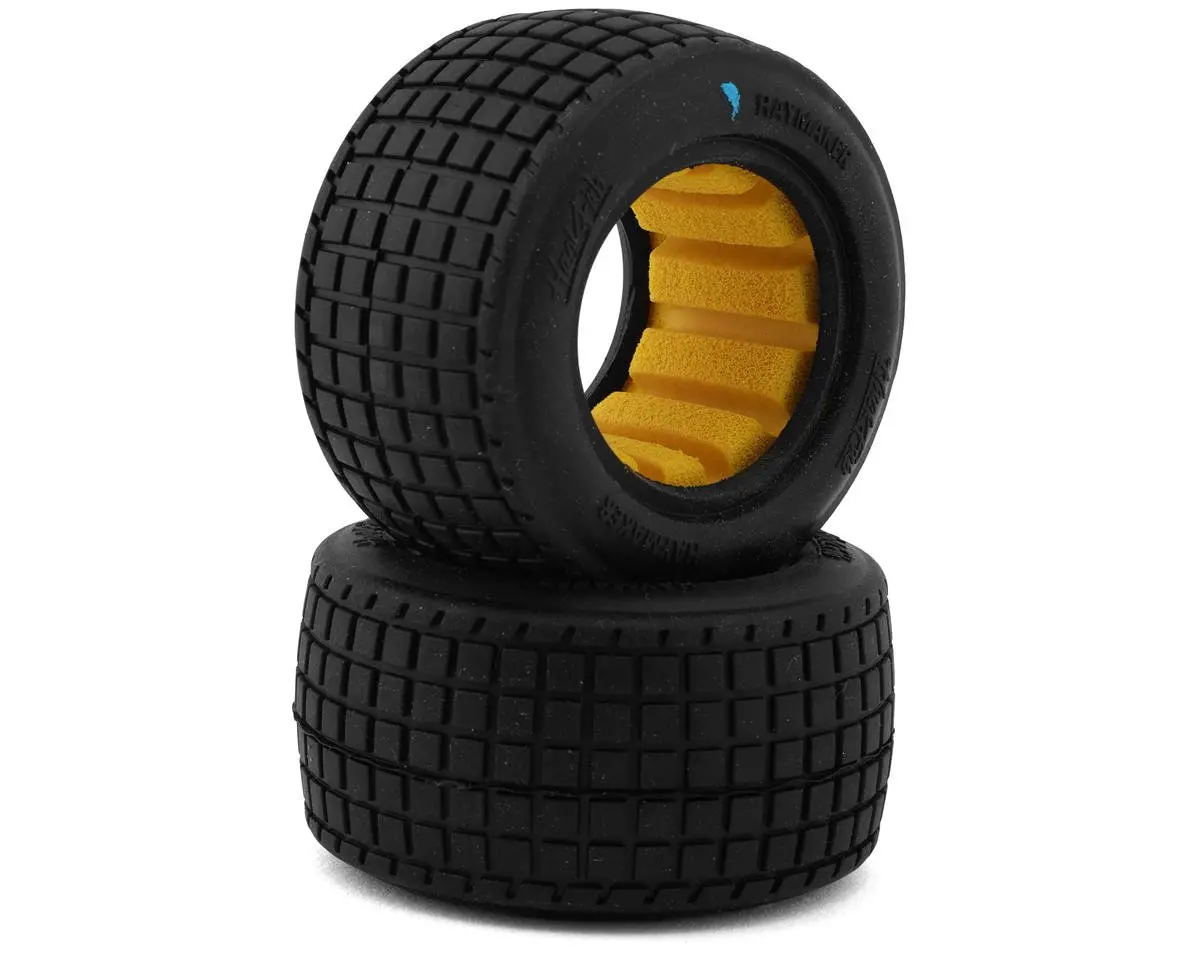 Hackfab Losi Mini-B/T 2.0 Haymaker Mini Oval Rear Tires W/Foam Inserts (2) (Medium) Hfb06003 1