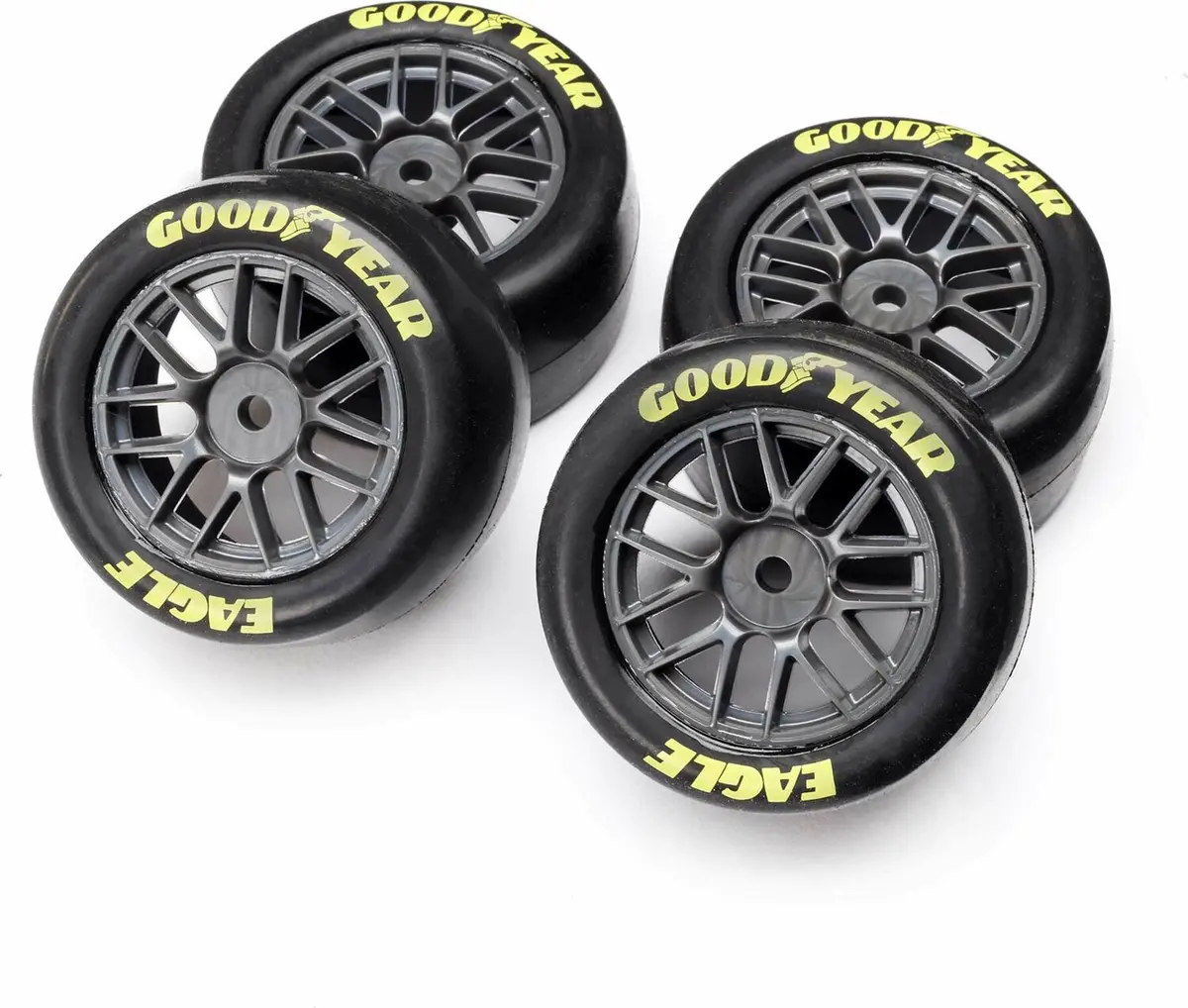 Losi Goodyear Eagle Mounted Tires, Medium (4): Nascar Los-1914 1