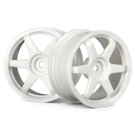 Te37 Wheel 26Mm White 6Mm Offset/Fits 26Mm Tire 1