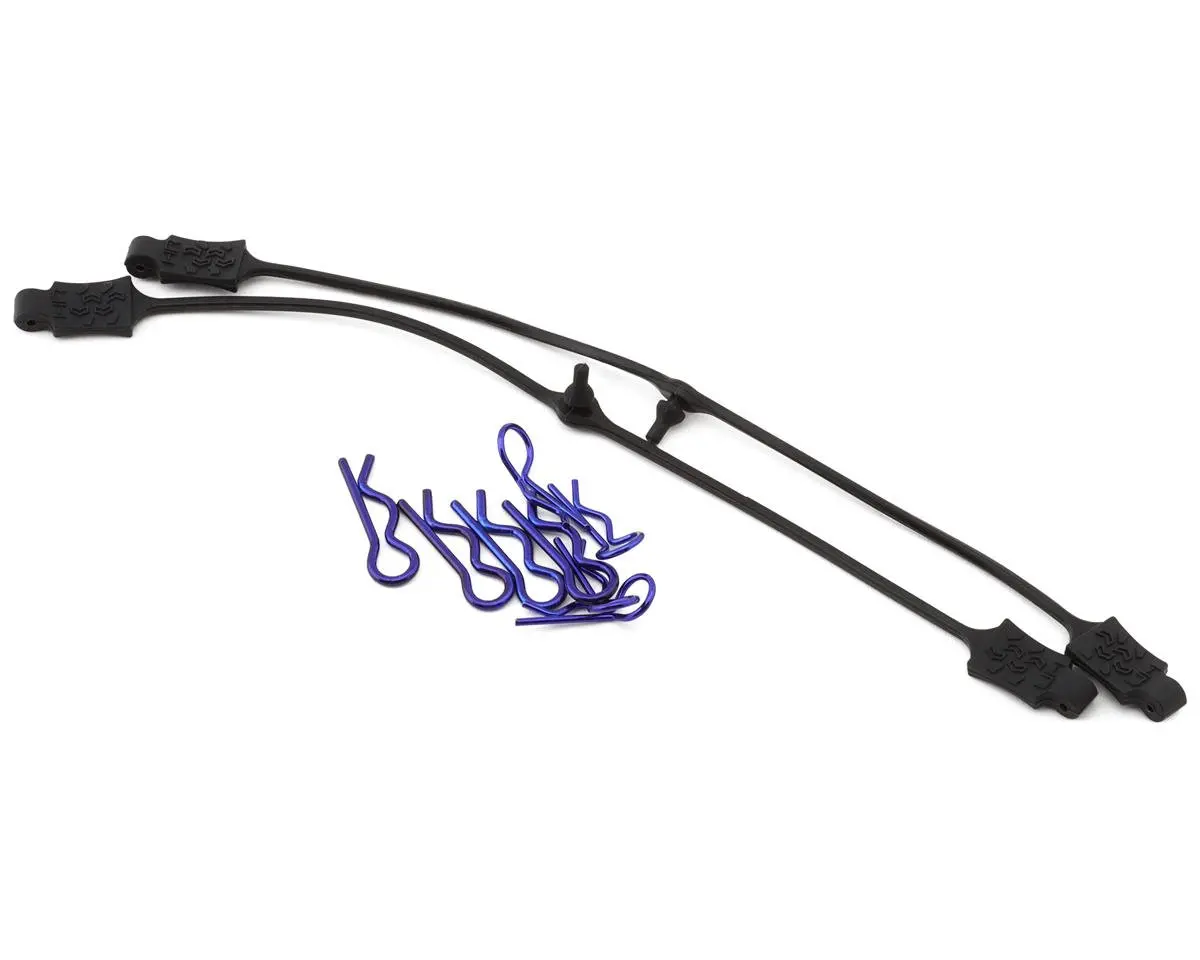 Hot Racing 1/8 & 1/10 Body Clip Retainer Set (Blue) (2) Bwp123et06 1
